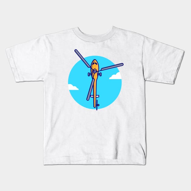 Helicopter Kids T-Shirt by Catalyst Labs